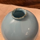 Antique Blue Glass Lightning Rod Glass Globe Ball 5 Inch 