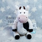 Jellycat Mooliet Cow - Medium - Authentic - Black White Calf - New - Free Bow