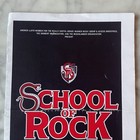 School Of Rock The Musical 2015 Pre-broadway Program