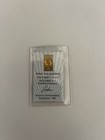 Vintage 1981 Credit Suisse 1 Gram 24k Gold Bar Pendant W  Bezel And Hoop