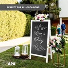Ilyapa A-frame Chalkboard Sidewalk Sign - 58 X 27 Inches  Folding Standing Sandw