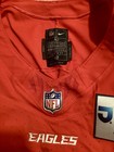Philadelphia Eagles Red Practice Used Tanner Mckee Jersey