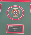 Cristiano Ronaldo Signed Framed Jersey Authenticated   Coa Portugal Real Madrid 