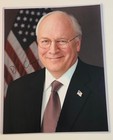 Vice President Dick Cheney Signed Photo 11x14 Auto George W Bush Jsa Coa Proof