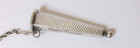 Antique Knitting Needle Guards Engraved Silver With Chain Personalized Name