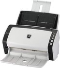 Fujitsu Fi-6130z Duplex Document Scanner Complete W  Trays Cables Tested Working