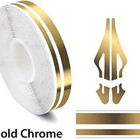 2 Rolls  32 Ft Car Pinstriping Tape  Car Vinyl Tape Stripe Decal  Gloss Gold