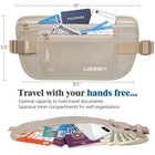 Travel Money Belt Men Women Rfid Blocking Concealed Waist Wallet Pouch Hidden