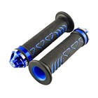 Universal Aluminum Alloy Rubber 27mm 7 8  Motorcycle Handlebar Hand Grips Cover