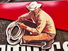 Vtg Marlboro Cigarettes 27x18 Advertising Plastic Store Sign Cowboy Tobacco Rare