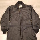 Walls Blizzard Pruf Coveralls Mens Size Large Black Insulated Nwot Made In Usa