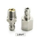 Paintball Pcp 8mm Quick Release Disconnect Coupler 1 8 Npt Fitting Male female