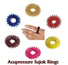 Sujok 6 Star Cluster Magnets - Round  set Of 20    10pcs Sujok Acupressure Rings