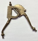 Antique Betel Nut Cutter  Adkitta  Sarota  Indian  Mughal Era  Brass And Steel