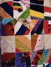 Vintage Crazy Quilt 54 X  77