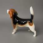 Vintage Beagle Dog Standing Ceramic Figurine 6    Long