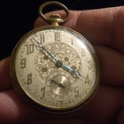 Absolutely Stunning Dial  Gruen  1910  Semi-thin Watch 16 Jewels 3 Adj  Nr 