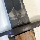 M1905 Springfield Bayonet  W m1910 Wood canvas Scabbard  dated 1918 
