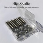 10set Exhaust Manifold Studs Kit  304 Stainless Steel Exhaust Manifold Bolts    