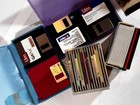 Lot Of Over 100 Floppy Computer Disk In Vintage Cases