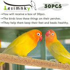 30pcs Birds Perch Covers  Sand Perch For Bird Cage Platform Accessories Bird Per