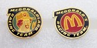 Mcdonalds Employee Crew Pins From The 1990s   Lot Of 20   Vintage
