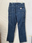 Carhartt Fr Blue Denim Cotton Flame Resistant Work Pants 30x30