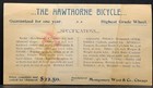 High Grade Hawthorne Bicycle Flyer Montgomery Wards Co  Chicago C 1900s-1910s