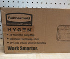  1  Rubbermaid Hygen 24in Microfiber Wet Dust Mop Pad  blue  Q411 New