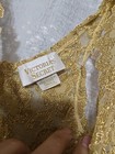 Victoria Secret Vintage Gold Lace Bodysuit Thong Gold Label Size Small