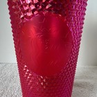 Starbucks 2019 Neon Pink Studded Cold Cup Tumbler Winter Holiday Venti 24 Ounce