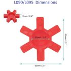 Ipm Premium L090 L095 Urethane Lovejoy Type Jaw Coupling Insert Spider Solid