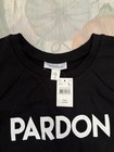 New Motherhood Maternity Women s Black Pullover Sweatshirt  pardon My Bump   Lg