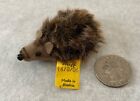 Vintage Steiff Miniature Hedgehog 1670 06 Original Button Tag Germany