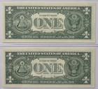 Lote De Billetes De 1 Dolar Consecutivos  sin Circular  A  o 1957 B 