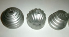 6 Vintage Jello Aluminum Molds Lot - Round   Square