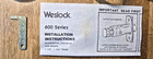 Weslock 610 Series Eleganti Bed bath Door Knob 2-3 4 Backset Antique Brass