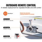 Outboard Remote Control Box Side Mount For Yamaha Pt 4-stroke 703-48205-16 Trim