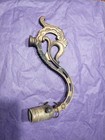 Vintage Antique Ornate Cast Iron Bridge Lamp Arm With Socket Light Fixture 