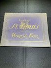 Antique 1904 Views Of St  Louis And The World   s Fair Book Gold Letters On Purple