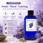 Huge Bulk 8 Fl Oz Lavender Essential Oil By Greenhealth 