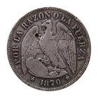 Chile Silver Coin Lot  1870 50 Cent  1880 1899 1907 1908 1913 Viente 20 Centavos