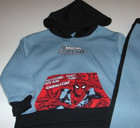  nwt Boys Marvel Spider-man Long Sleeve Hoodie Outfit  Size 3t Super Cute Fs   