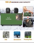 Heated Outdoor Cat House Insulated Waterproof Elevated Shelter Feral Stray Heavy