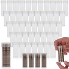 Bcw Quarter Coin Storage Tubes 50 Pack Archival Plastic Coin Holders
