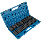 1 2  Deep Impact Socket Set 26pcs Drive 6-point Metric 10-36mm Cr-v Steel W case