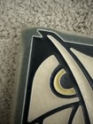 Motawi Tileworks Medieval Owl Relief Art Tile 4 x 4    Black   Ivory 1992 Euc