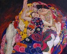 The Virgin By Gustav Klimt Vintage Art Print Antique Painting