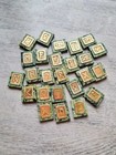 Viking Rune Set Runes Of Serpentinite Handmade Brass 25 Runestones Divination