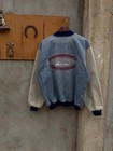 Vintage 90   s Quiksilver Bomber Denim Surf Jacket Size Large Surf Wear Rare